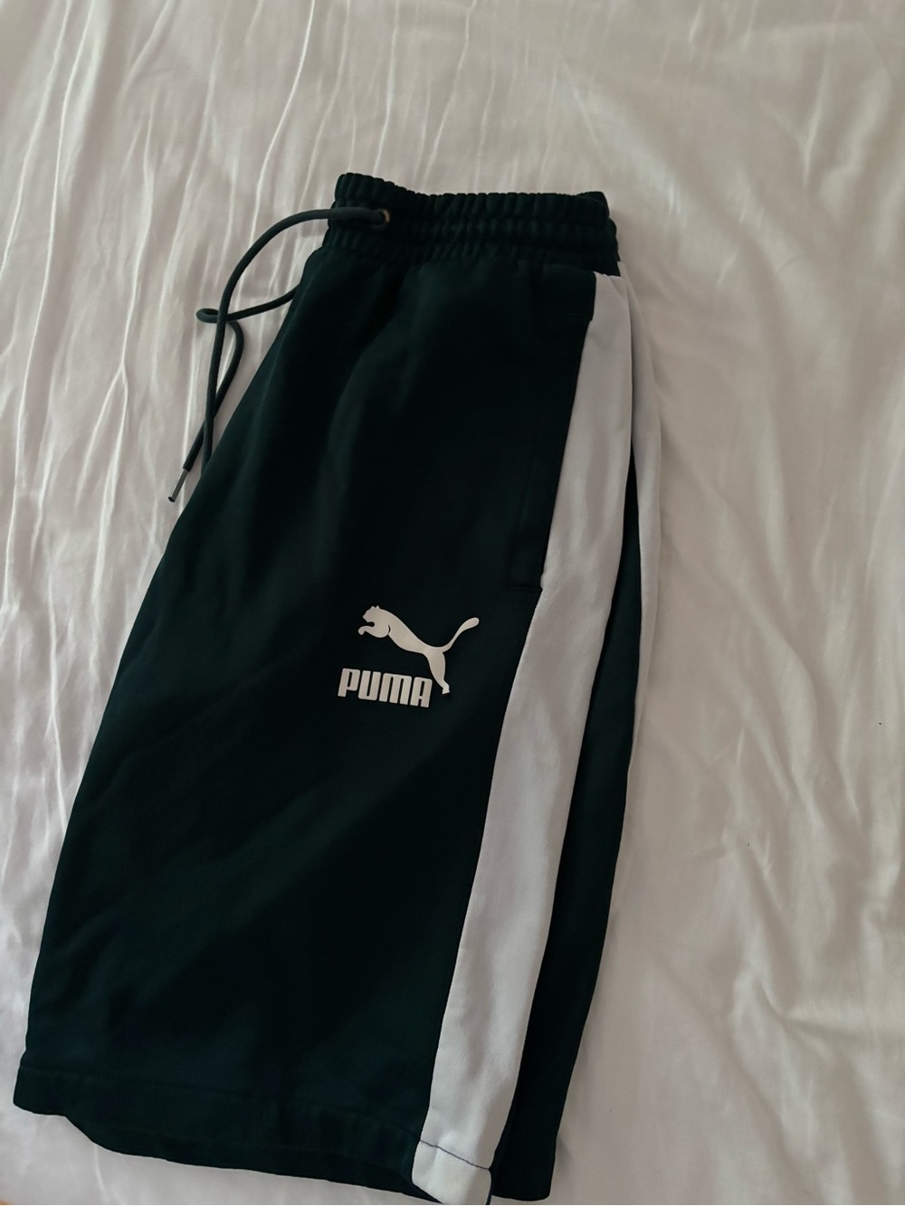 Puma green and White Athletic Shorts - Picture 7 of 7